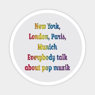 Pop musik Magnet